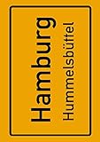  Hamburg Hummelsbüttel: Deine Stadt, deine Region, deine Heimat!  Notizbuch DIN A4 blanko 120 Seiten Geschenk
