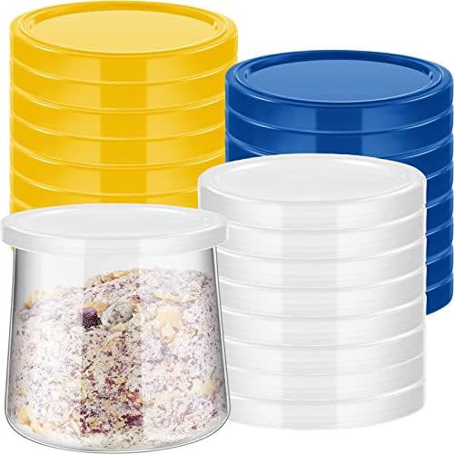 12 Couvercles Pour Pots Oui By Yoplait - Remplacer Les Couvercles Perdus - Plastique