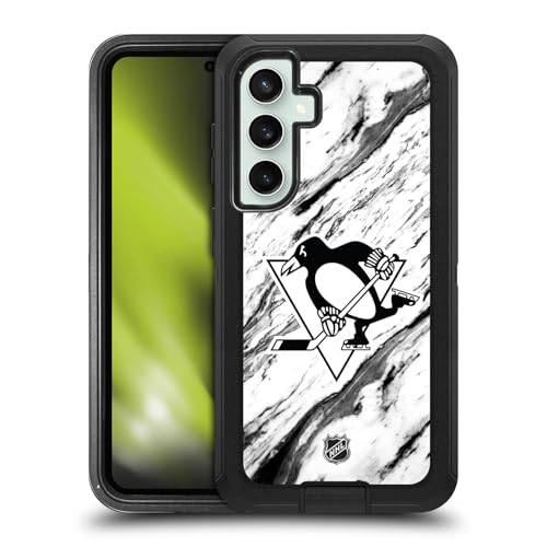 Coque Samsung S23 FE 5G NHL Pittsburgh Penguins Étui Rigide Marbre
