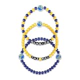 FOCO Golden State Warriors NBA 3 Pack Beaded Friendship Bracelet