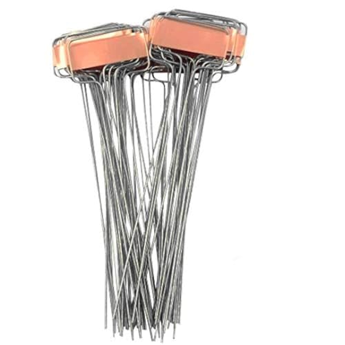 Ugold - Pack of 30 Copper Plant Labels for Garden Metal Plant Markers Nameplate Plant Tags for Outdoor and Potted Plants (10 x 2.6)