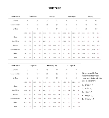 Ulnomio Women's Match Color Suit One Button Jacket Pants 2-Piece for Party Prom Business2