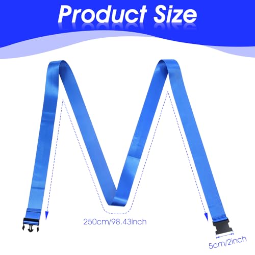 Physical Therapy Strap, Extremity Mobilization Belt, Manual Traction Strap, Adjustable Stretch Straps for Stretching Yoga Leg Shoulder Exercise (Blue) by CIATBYYJ - Used condition - Image 2