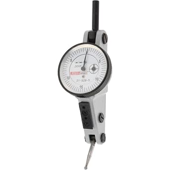 SPI 21-528-5 Horizontal Dial Test Indicator, 0-15-0 Dial Reading, 0 to 0.06 Range