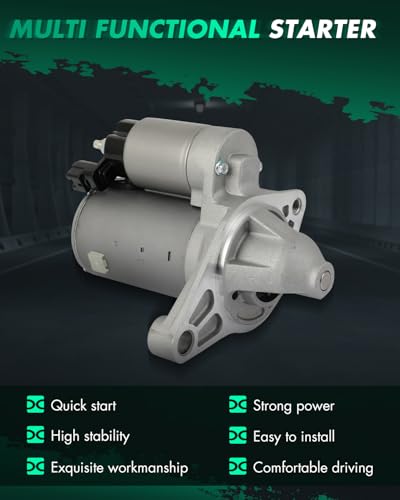 Image of SCITOO Starter Compatible for Toyota Camry 2018-2019 RAV4 2.5L 1.3kW 12 V CW 10-Tooth Pinion Engine Starter Motor 16374