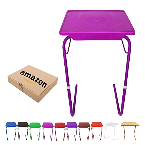 Image of TAVASYA Adjustable Table Mate - Multi Purpose Laptop & Kids Study Table - Pink Color TSYTM4 (Metal)