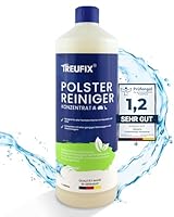 Treufix - Polsterreiniger Konzentrat für Sofa, Couch & Matratzen - Effektives Teppich Reinigungsmittel 1L - Geeignet für Waschsauger, Nasssauger und Handreinigung - Zitrus- Made in DE