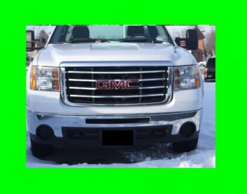 312 Motoring fits GMC Sierra 2007-2010 Chrome Grille Grill KIT 2008 07 08 09 10 2009 1500 2500 3500 SLT SLE Z71 Denali