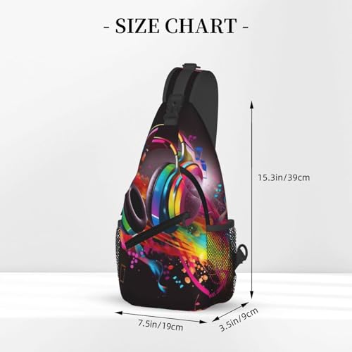 Man's Cross Chest Bag Diagonally Sling Backpack miniatura 3