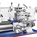 1.5'' Spindle Bore Metal Lathe Machine 8'' x 16'' High Precision Brushless Motor Mini 1.5HP Benchtop 0-2500 RPM Variable Speed Metal Working Machine 1.5'' Spindle Bore Small Lathe without Stand,0831V
