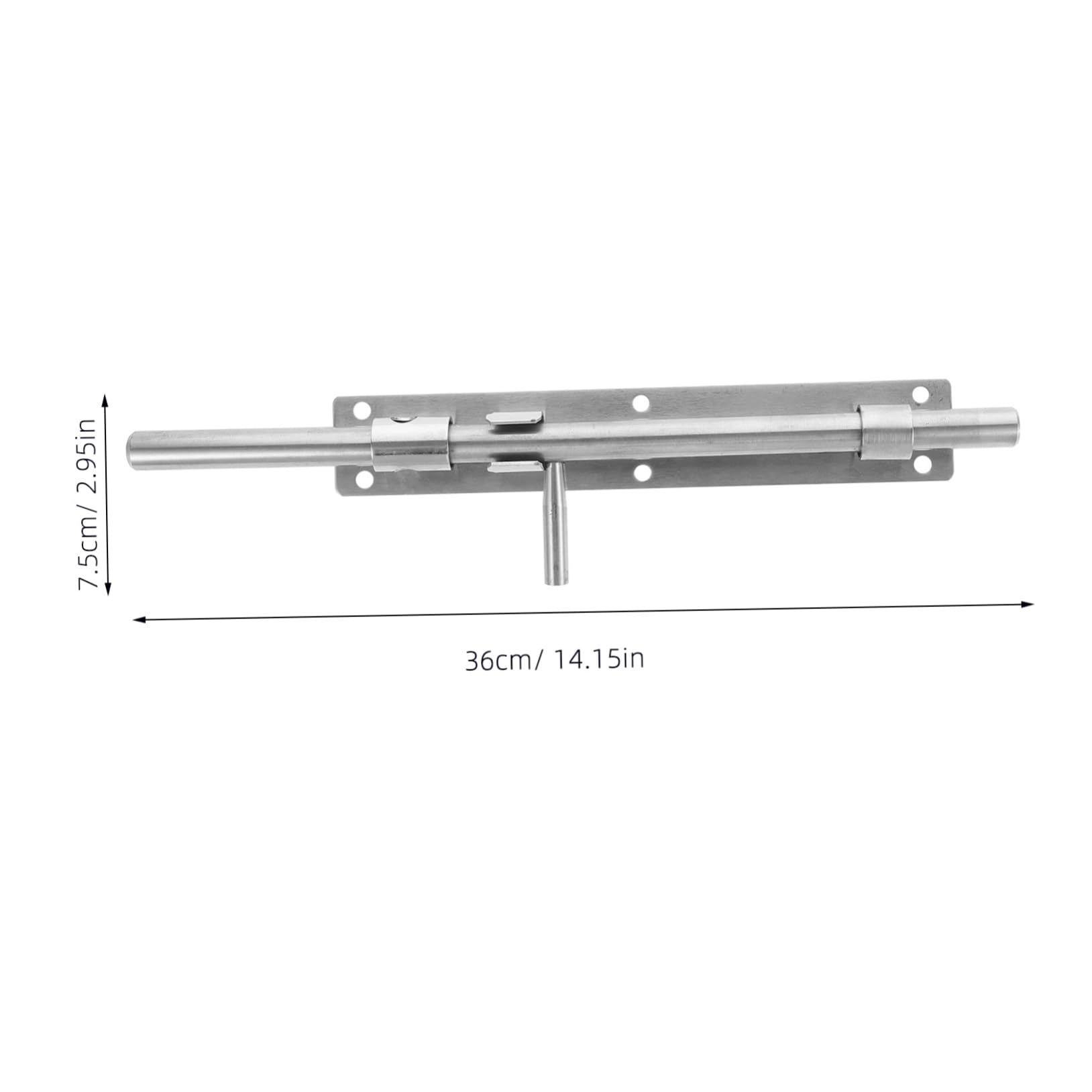 jojofuny Loquet De Porte Acier Inoxydable Verrou De Sécurité Pour Entrée De Portail Pêne Dormant Pour Porte Intérieure
