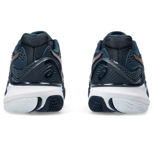 TENIS ASICS GEL RESOLUTION 9 CLAY (SAIBRO) AZUL FRANCÊS E GOLD - 2024 (1041A475-960, BR, Adulto, Num