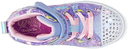 Skechers Kids Twinkle Toes Twinkle Sparks - Unicorn Dayd Sneaker, Purple/Multi, 13 Little Kid | Image 1