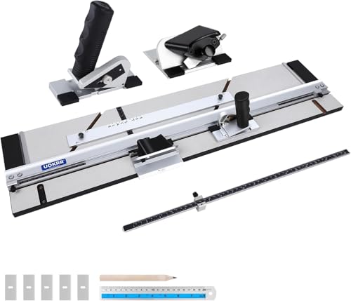UOKRR 32" Mat Cutter for Framing Aluminum, Mat Board Cutter with Adjustable 45° Bevel & 90°Straight Heads, Left & Right Handed Picture Frame Tool, Complete DIY Kit