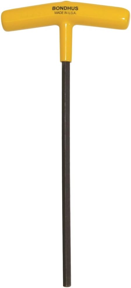 Bondhus 45204 Tagged and Barcoded 5/64" Hex Tip T-Handle with ProGuard Finish, 6"