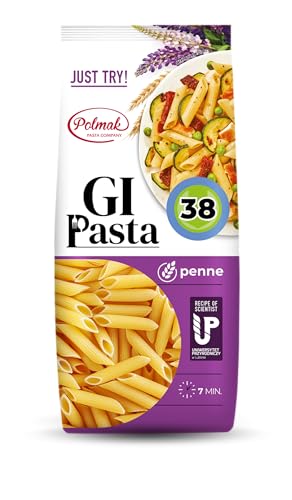 GI Pasta Penne, 8.8 oz | Low Glycemic, Premium Italian-Style Dry Pasta for Cooking, Perfect for Sauces and Everyday Meals