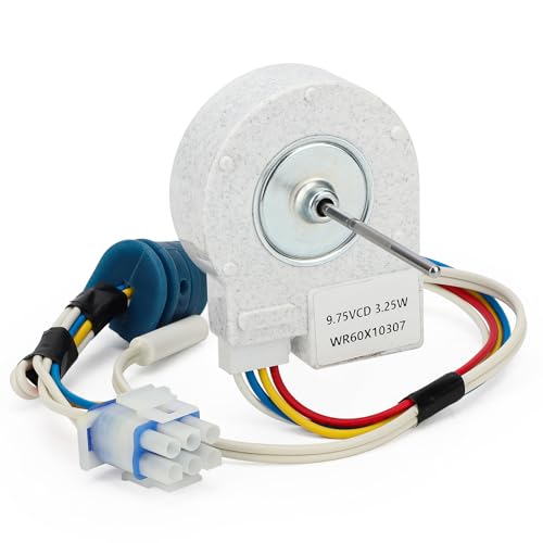 WR60X10307 WR60X10074 Refrigerator Evaporator Fan Motor - Exact Fit for GE, Hotpoint - Replaces Part Number 1550741 AP4438809 AP3191003 AP4438809