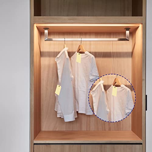 180 Pcs Blank Hang Tags With Wire Attached, 4 3/4 X 2 3/8 Inches Label Hang Tags With Reinforced Hole And Metal Wire, Writable Price Tags Display Label For Product Jewelry Clothing Tags #TOP4