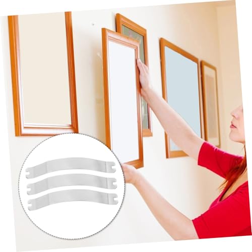 Image of 50Pcs Picture Frame Backing Clips Durable DIY Hardware for Hanging Photos Art and Crafts Sturdy Spring Clips for Wall Mounting and Picture Framing