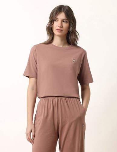 Image of U.S. Polo Assn. Women's Solid Loose Fit T-Shirt