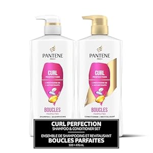 Pantene Pro-V Shampoo and Conditioner Set, Curl Perfection, 1 Litre Total