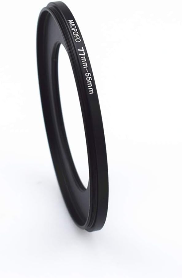77mm to 55mm /77mm-55mm Step-Down Ring Filter Adapter for All Brands UV,ND,CPL,Metal Step-Down Ring Adapter