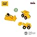 Klein CAT Caterpillar Construction Site Mega Set, 3 Piece Set Bulldozer/Hauler/Loader, 1:50 Scale, Ages 18 mo+