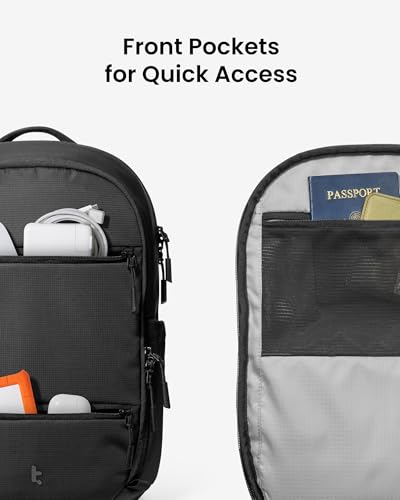 Image of Tomtoc UrbanEX-T77 Laptop Backpack 40.64 cm(16 Inch) Universal /22L-Black | Protective Organized Work Bag for Office, Daily Commute, Weekends & Everyday Carry