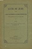  LISTE DU JURY APPELE A REGLER LES INDEMNITES EN MATIERE D\'EXPROPRIATION POUR CAUSE D\'UTILITE PUBLIQUE EN 1921.