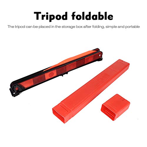 Ajcoflt Triângulo Aviso Refletor Sinal de Parada de Segurança Refletor Sinal de Emergência Carro Tri