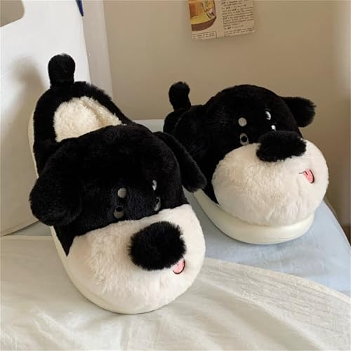 Dog Slippers - Women's Cute Plush Home Warm Winter Indoor Slippers2