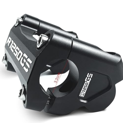 Abrazaderas superiores de manillar en aluminio mecanizado plata para motos BMW serie GS LC 3