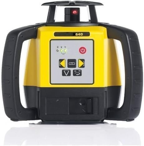 640 Rotary Level Kit, 1650-Feet Self-Leveling, Horizontal/Vertical/90-Degree Beam, Manual Dual Slope, Yellow