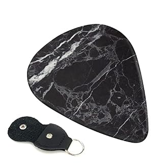 FUCVNPZ Lot de 6 médiators en celluloïd, texture marbre noir et blanc, pour guitares acoustiques, électriques, basses ou… - Les Beatles, Paul McCartney, John Lennon, RIngo Starr, George Harrison