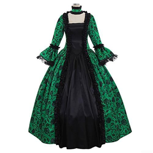 Robe gothique vintage victorienne pour costume de cour médiévale et fête de la Renaissance