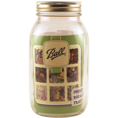 Ball Art Smooth Jar-Regular Mouth W/Lid-Quart Set of 12