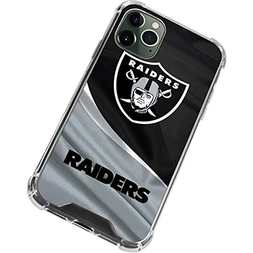 Skinit Clear Phone Case Compatible with iPhone 12 Pro - Officially Licensed NFL Las Vegas Raiders Design