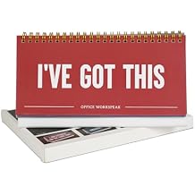 YOBRO Office Gifts for Coworkers, Funny Desk Signs - 50 Funny Messages Desktop Flip Book, Daily Mood Flip Sign & Funny Desk Decor, Work Desktop Accessories