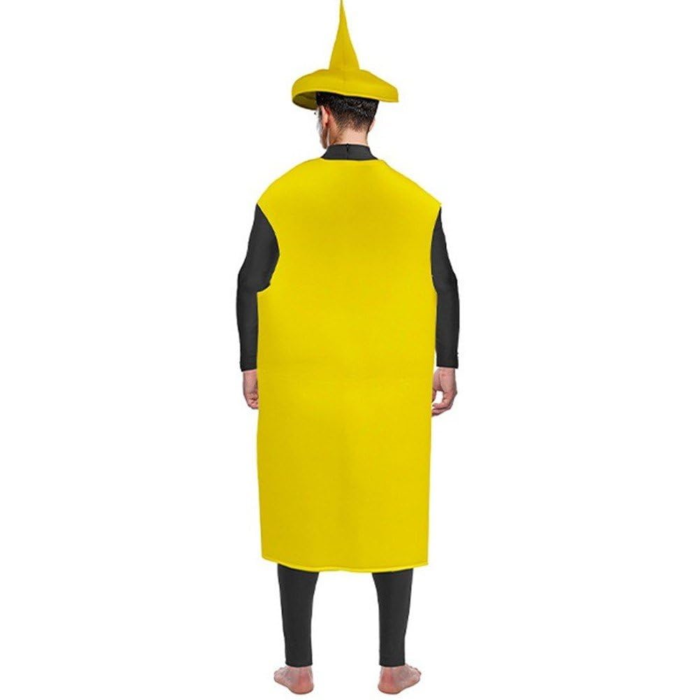 Costume per Coppie, Unisex, per Adulti, con Ketchup E Senape, per Halloween E Travestimento Amante del Cibo, Divertente Tunica