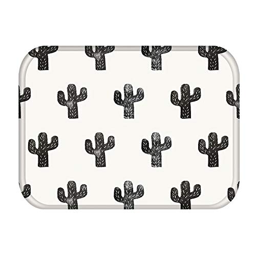 HLXX Tapis de Porte d'entrée de Cuisine Cactus Tapis Tapis de Sol intérieurs colorés Tapis de Cuisine antidérapant Tapis de Porte A7 40x60cm