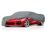 Waterproof Heavy Duty Car Cover Custom Fit Chevrolet Corvette, Outdoor Covers with Cotton Liner and Breathable...