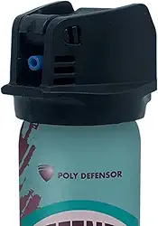 Spray de Autodefesa Pessoal para Mulheres, Verde, 50g, Alcance 2,5m, Sistema FLIP-TOP, Certificado, Extratos Vegetais e Óleos Essenciais