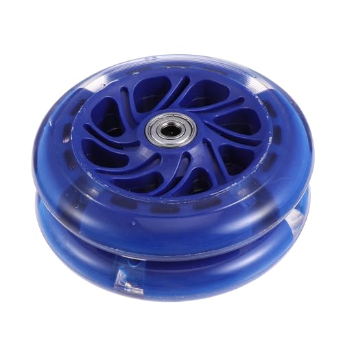 Roues trottinette lumineuses en PU avec roulements intégrés