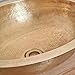 Handmade Vanity Bathroom Brass Sink, Unlacquered Drop in Brass Bathroom Sink, Hand Hammered Undermount Vanity Vessel sink Bowl, Antique Round Copper Sink with 2 Gifts (18