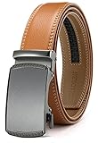 CHAOREN Mens Belt Leather Ratchet Belt - Customizable Fit, Effortless Style (35mm)