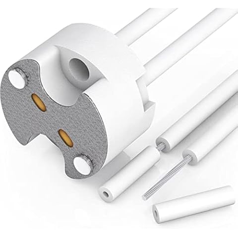 10 Pack G4 Light Socket, MR16 Socket, Letaclanic LED Halogen Lamp Ceramic Wire Connector Base Socket Adapter G4 MR16 MR11 GU5.3 GU6.35 Socket (Pack of 10) Cover