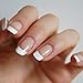 Professional #8 UV Gel Nail Painting Drawing French Tips Half Moon Shape Smile Line Manicure Pen Brushes Nail Art Tools Pink Pack of 1
