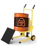 Huloretions Hydraulic Material Lift Stacker – 440 lbs Capacity – 36" Lift Height – Manual Pallet Jack Table Cart with Adjustable Forks, Removable Platform, Swivel Locking Casters – Industrial