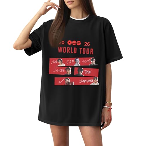 B T S World Tour Shirt Women is Back World Tour...