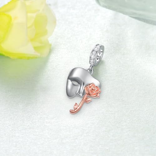 Phantom of the Opera Charms 925 Sterling Silver Phantom of the Opera Merchandise Charms Broadway Music Theater Gifts for Women3